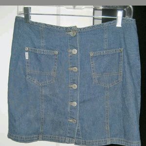 Esprit Small button jean skirt, like size 3/5